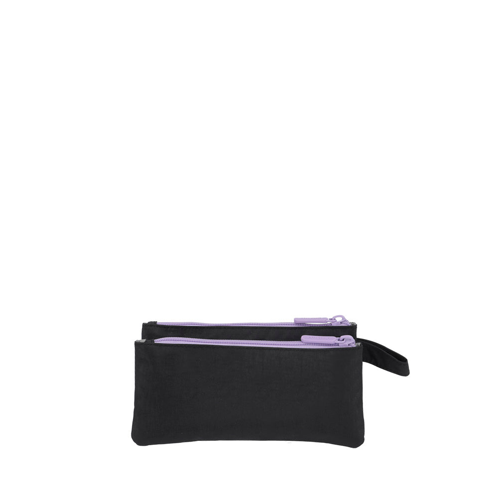 Estuche Trinity negro/lila