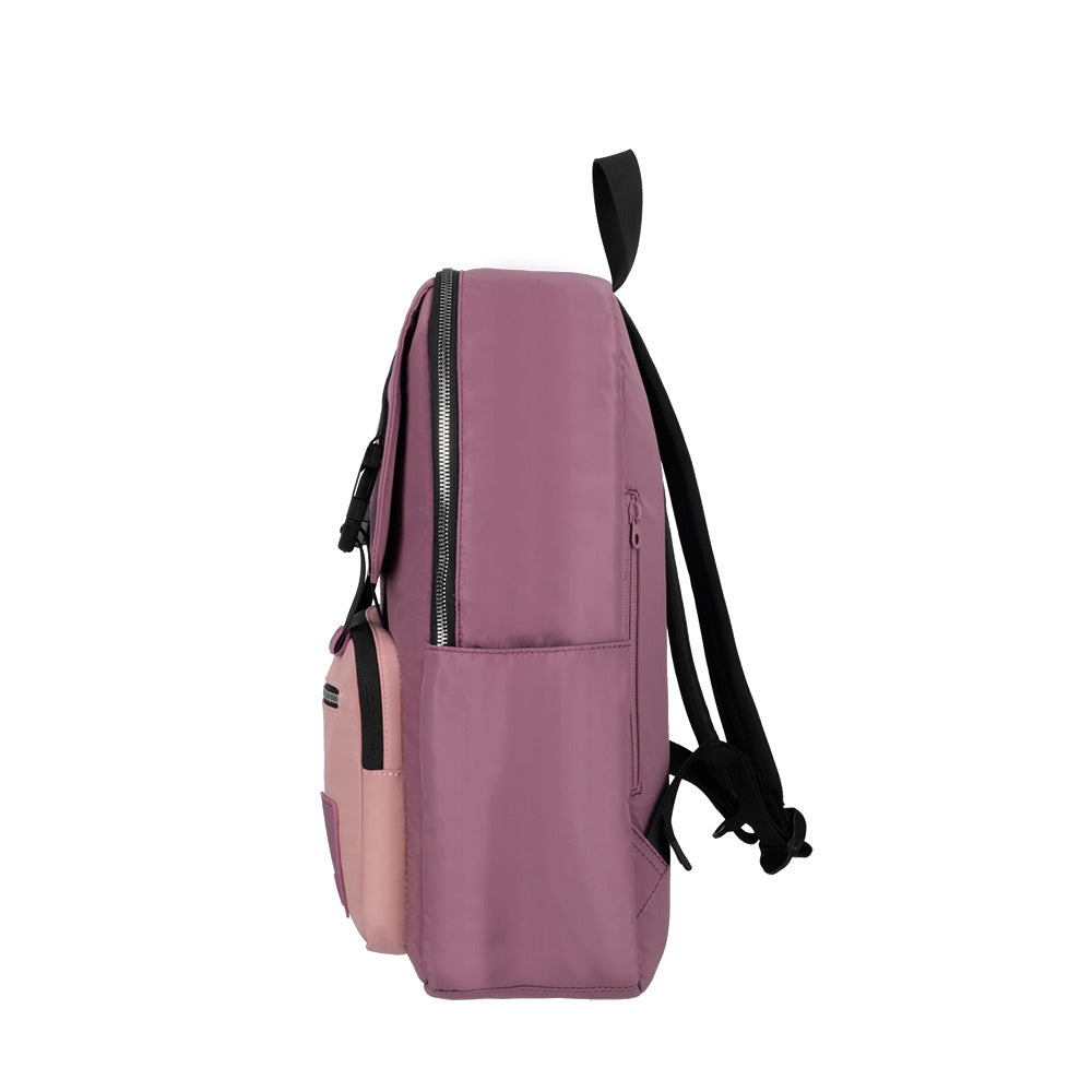 Mochila para notebook LEXIE 15" rosada/violeta