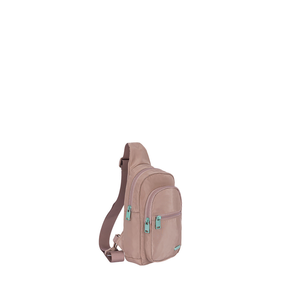 Bandolera Ronan beige/aqua S