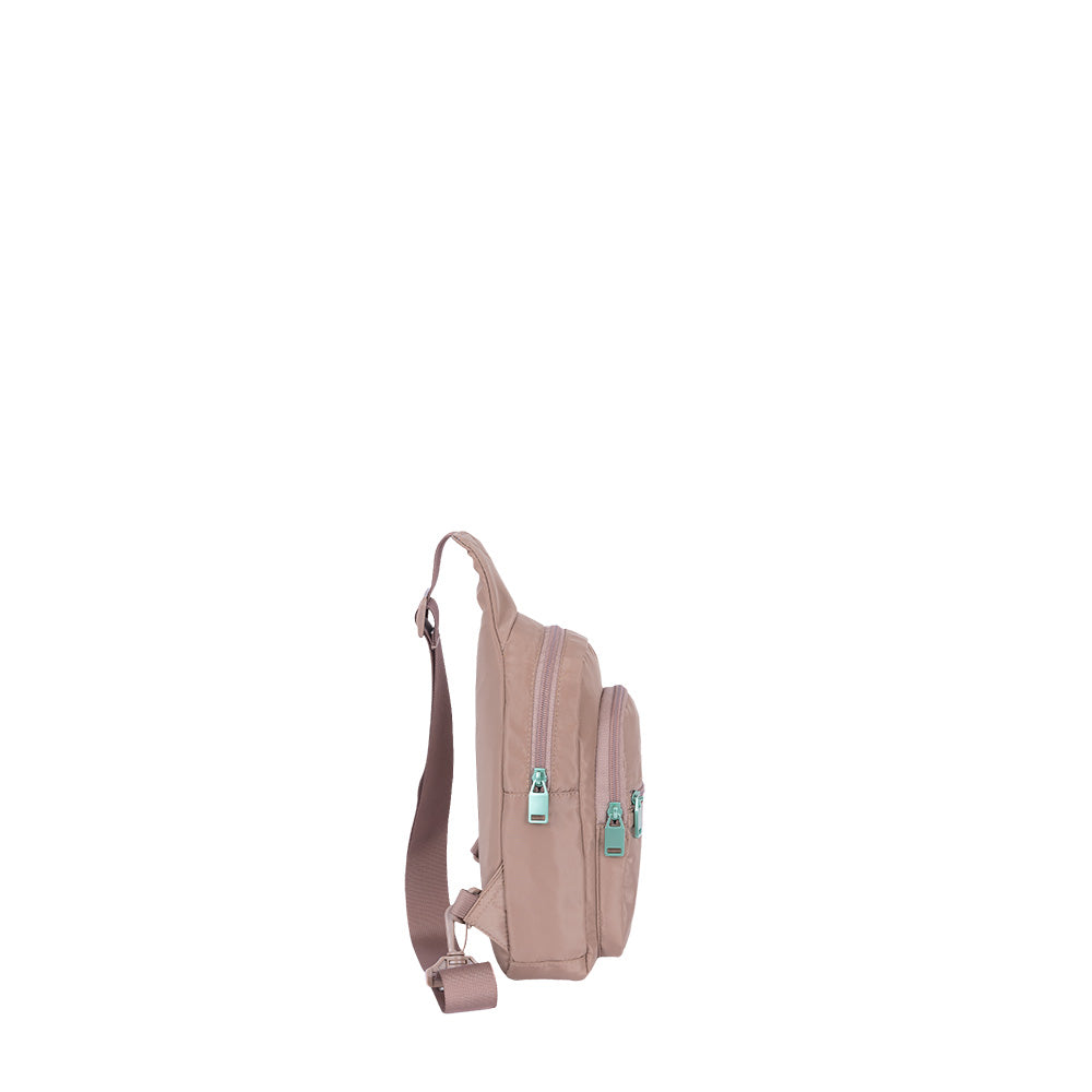 Bandolera Ronan beige/aqua S