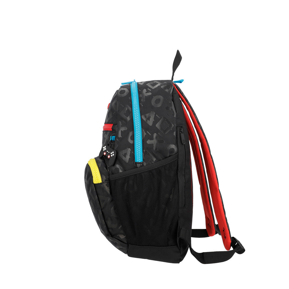 Mochila escolar Bolt Gamer negra