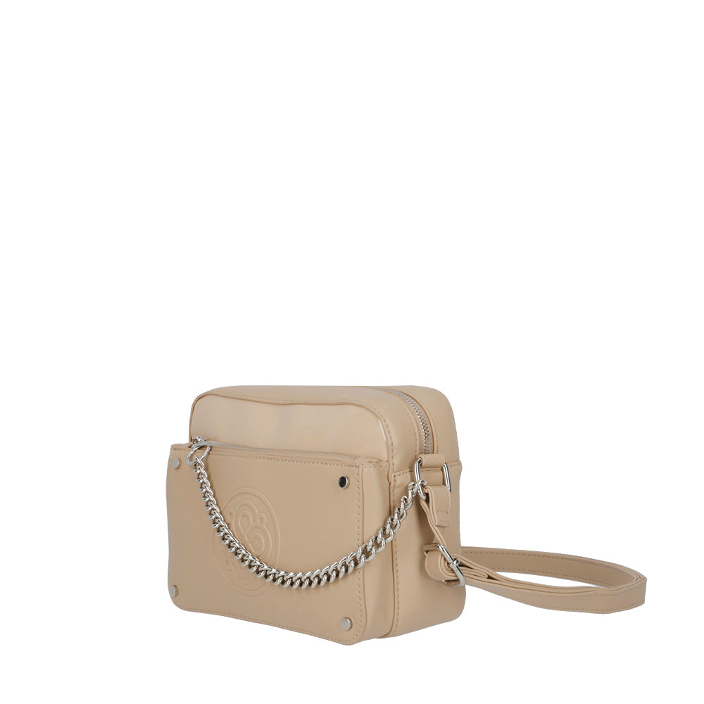 Bandolera Manchester beige S