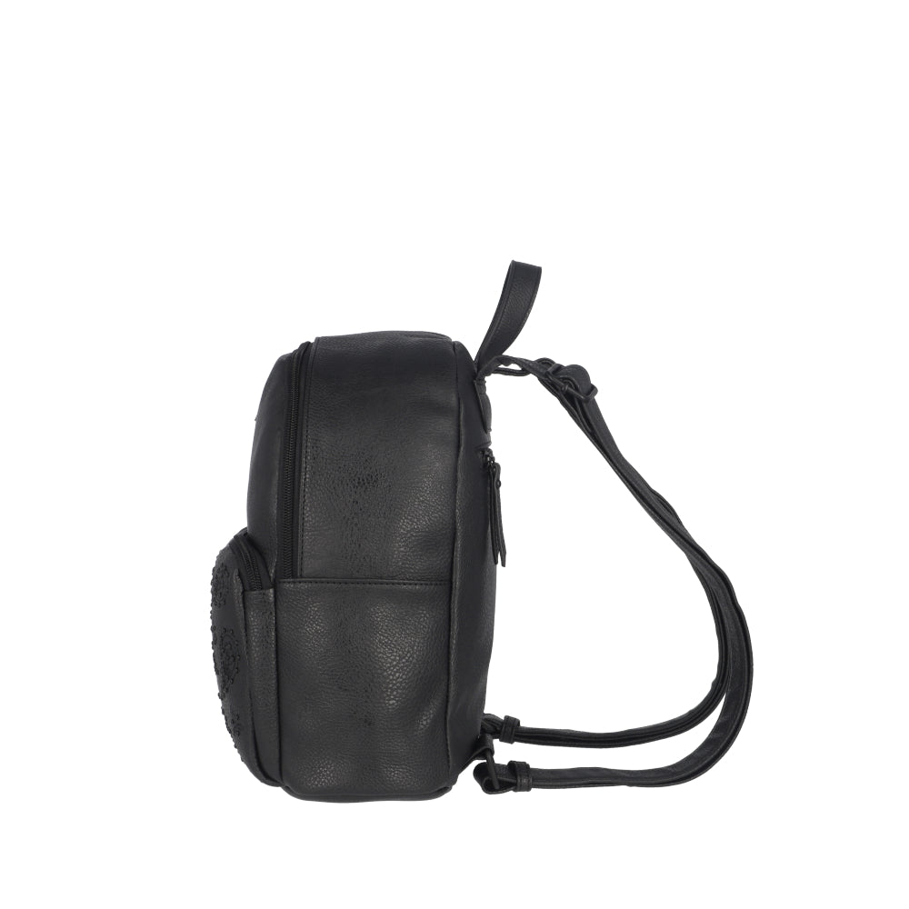 Mochila Oxford Negra Mediana