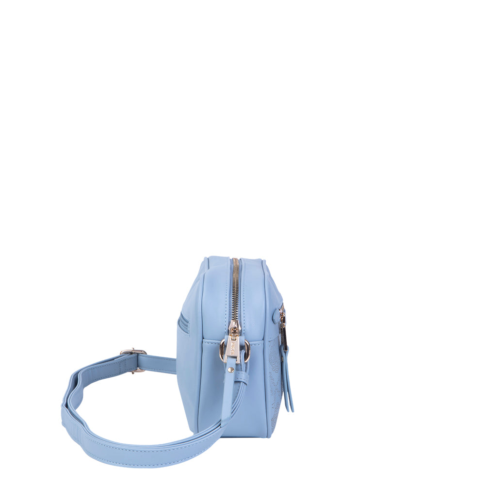 Cartera Clásica Roma Azul